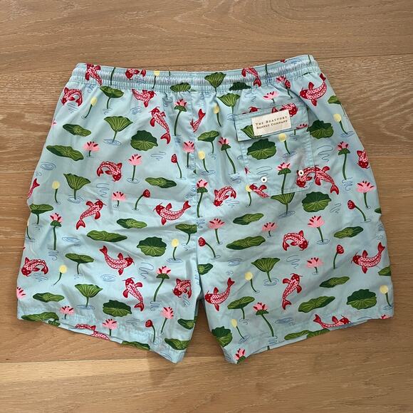 The Beaufort Bonnet Company Men's Koi Pond Print Swim Trunks XXL - Picture 2 of 5